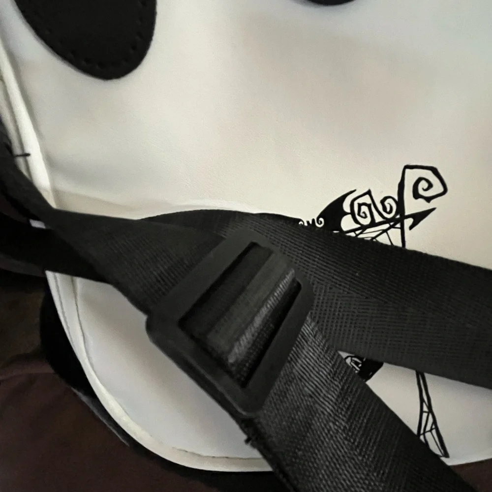 HAND PAINTED One of a Kind Ghost Crossbody Bag Purse!! - Picture 6 of 9